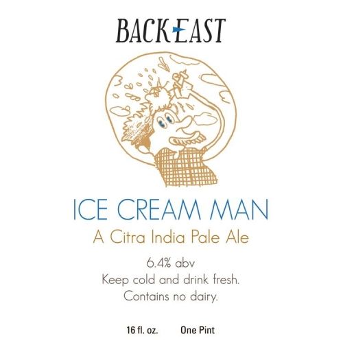 Back East Brewing Ice Cream Man A Citra IPA