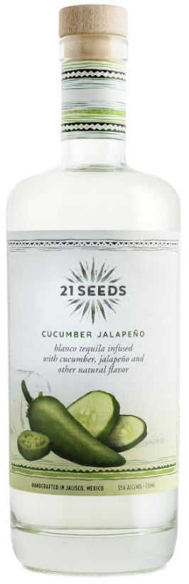 21 Seeds Cucumber Jalapeno Infused Blanco Tequila
